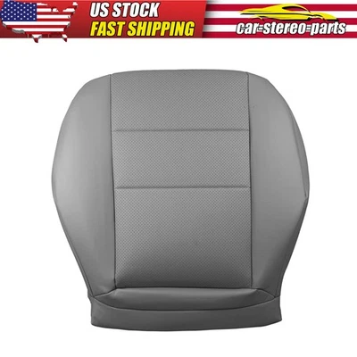 Front Driver Leather Bottom Seat Cover Gray For 2008-15 Mercedes Benz GLK250 350 - Imagem 1 de 4