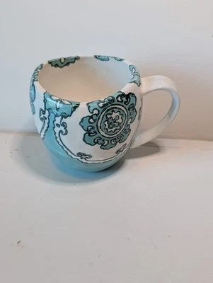 Anthropologie кофе чай кружка Gloriosa марокканский мандала новом моря зеленый богемное  - Изображение 1 из 4