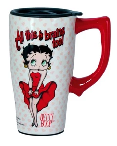 BETTY BOOP TRAVEL MUG, 18 ounces - Picture 1 of 1