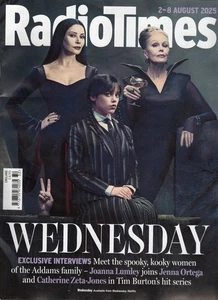 Radiotimes August 2 - 8 2025 Wednesday, Jenna Ortega, Catherine Zeta Jones - Picture 1 of 2