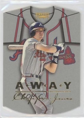 1997 Pinnacle Magazine Pack Home/Away Away Чиппер Джонс No1 HOF - Изображение 1 из 2