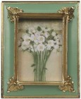 Small Vintage 2.5X3.5 Picture Frame, Mini Antique Ornate Photo Frame, Table Top