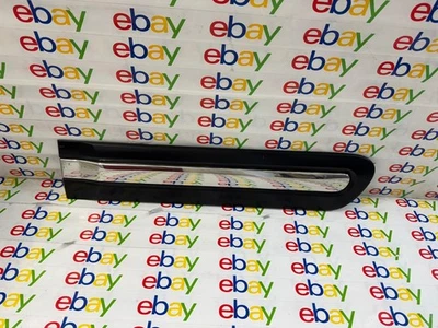 14-17 FIAT 500L LEFT REAR DOOR MOLDING TRIM DRIVER SIDE BLACK OEM CHROME - Image 1 of 4