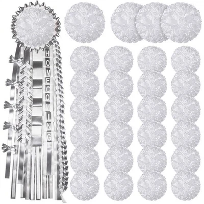 28 peças decoração de flores para mãe de regresso a casa 6,5/4,5 polegadas seda artificial falsa C... - Imagem 1 de 4