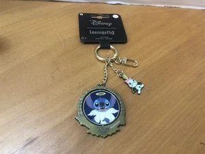 Portachiavi Loungefly Disney Lilo & Stitch Angel & Devil Stitch Spinning NUOVO - Foto 1 di 5