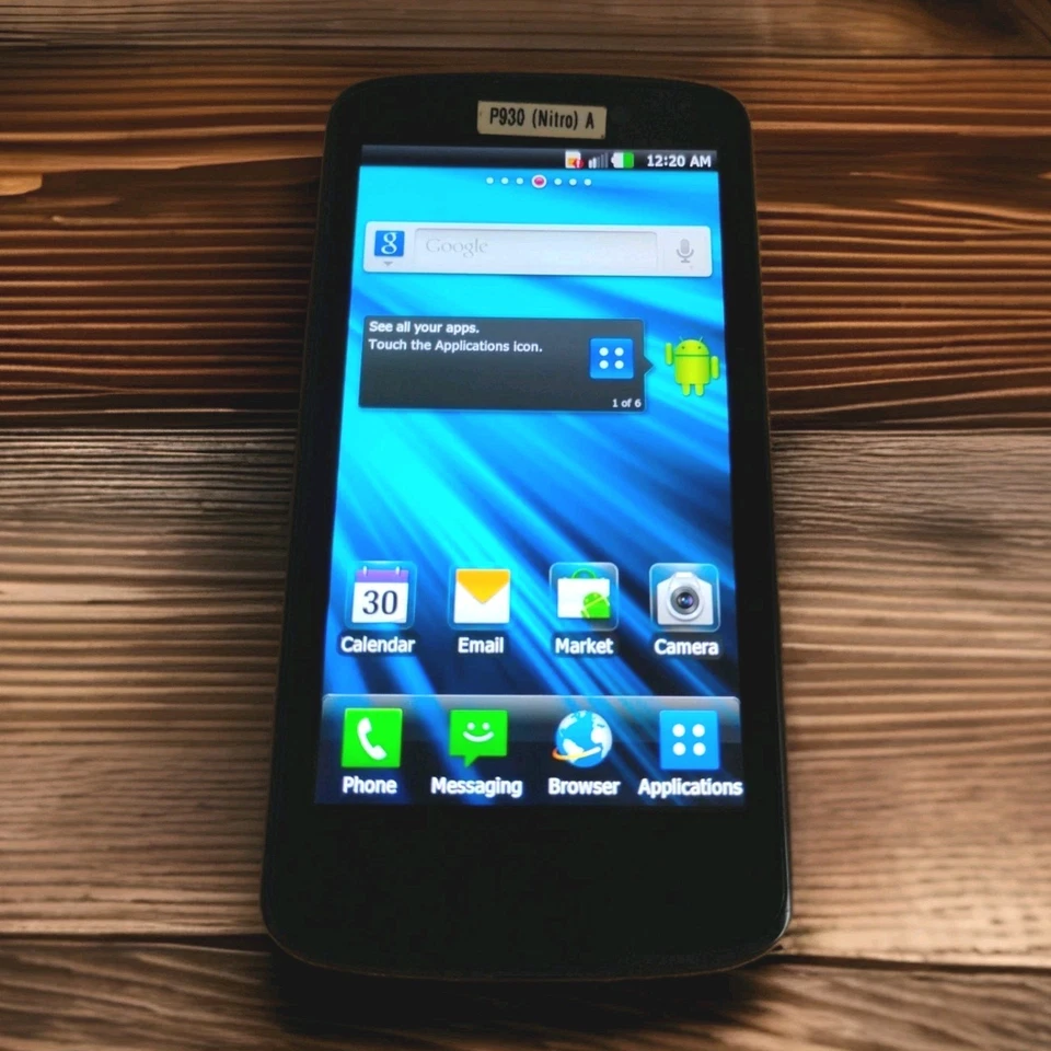LG P930 Nitro De Colección Auténtico Original Raro Probado Completo Coleccionista Oficial Foto 1 de 4