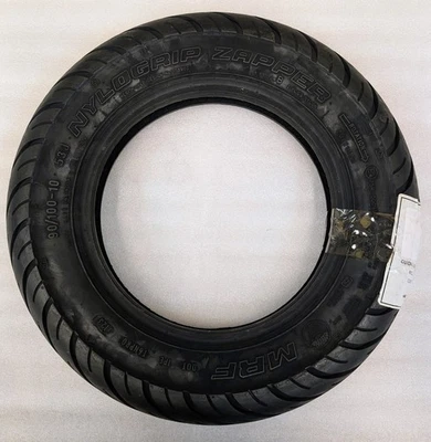 2022 - 2024 HONDA NVA110 NAVI STOCK REAR TIRE MRF NYLOGRIP ZAPPER 90/100-10 *NEW - Image 1 of 4