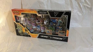 Pokemon TCG Lucario V & Tyranitar V Heavy Hitters Premium Collection NEW 2023 - Picture 1 of 2