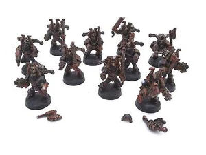 Vintage Khorne Berzerkers [x11] World Eaters [Warhammer 40K] Work Required 6746 - Picture 1 of 3