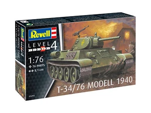 T-34/76 Modell 1940 Tank 1:76 Plastic Model Kit REVELL - Foto 1 di 5