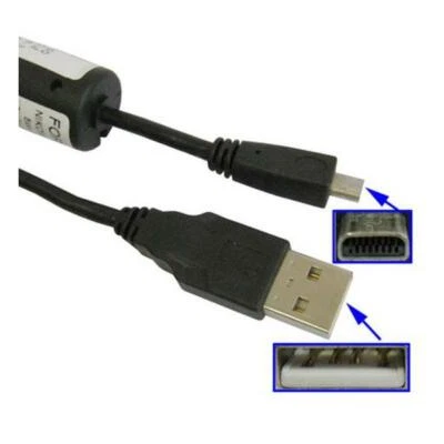 USB Data Cable For SONY ALPHA DSLR-A Series Digital Camera SyncWire Lead - Image 1 of 2