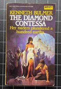 Diamond Contessa Kenneth Bulmer 1983 DAW Vintage Paperback Pulp Fiction Sci Fi - Imagen 1 de 3