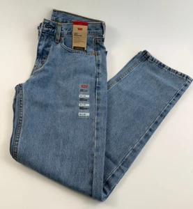 Levi's Men 505 Regular Fit Straight Leg Zip Fly Non-Stretch Jeans 32x30 Blue NWT - Picture 1 of 13