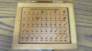Meyer Gage Co. Drill Size Plug Gages Number Set Model M-O .011-.060 - Picture 1 of 4