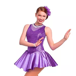 Curtain Call Costumes Dazzling Dream Style J4960 Purple Adult Small - Picture 1 of 2