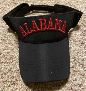 Gorra para visera de marea carmesí de Alabama con letras negras/borgoña - Imagen 1 de 4