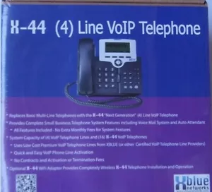 XBlue X-44 4-Line VoIP Telephone New sealed - Picture 1 of 3