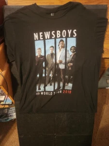 Newsboys N|B Christian Rock United USA 2019 Tour Black XL Shirt - Picture 1 of 9