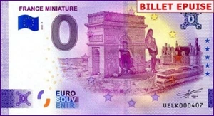 FRANCE MINIATURE / BILLET 0 € / NULL EURO-SCHEIN / UELK 2022-3 - Picture 1 of 1