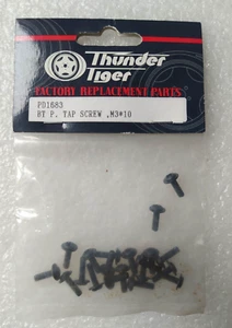 Thunder Tiger PD1683 Button Head P. Tap Screw M3x10 (20 pcs) Vintage - Photo 1 sur 1