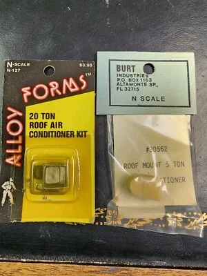 N Scale Alloy Forms 20 Ton Roof Air Conditioner Kit,  Burt Industries Roof Mount - Image 1 of 2