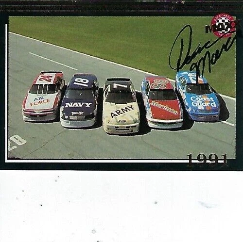 DAVE MARCIS SIGNED 1992 MAXX RACING #188 - NASCAR - Image 1 of 1