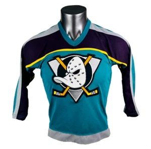 ANAHEIM MIGHTY DUCKS VINTAGE 1990s CCM JERSEY YOUTH L/XL - Picture 1 of 4