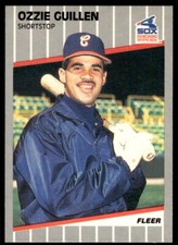 1989 Fleer Baseball Card Ozzie Guillen Chicago White Sox #497