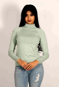 Suéter suéter jersey manga completa multicolor cuello redondo EX-store para mujer - Imagen 1 de 36