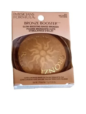 Bronze Booster, Glow-Boosting Baked Bronzer, Light to Medium, 0.24 oz#6674. - Image 1 of 3