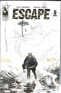 Escape #1 Bild Comics Daniel Acuna normales Cover signiert von Rick Remender mit Echtheitszertifikat  - Bild 1 von 2