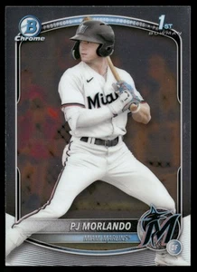 2025 Bowman #BCP-91 PJ Morlando Chrome Prospects Miami Marlins 1st RC - Picture 1 of 2