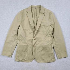 J. Crew Classic Fit Tan Cotton Twill Sport coat Blazer Men's 40 - Picture 1 of 18