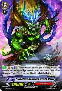 Cardfight!! Vanguard - Lord Of The Demonic Winds, Vayu (BT09/015EN) RR - NM - Picture 1 of 1