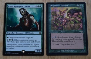 MTG Ezuri, Renegade Leader & Skyshroud Poacher Green Legendary & Rebel Elf - Bild 1 von 2