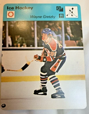 Tarjeta Sportscaster 1979 Wayne Gretzky novato versión Italia engrasadores NHL  Foto 1 de 4