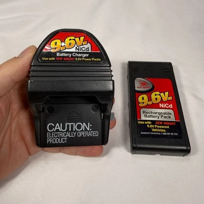 NEW BRIGHT RC 9.6V NiCd Battery And Charger A578201262 - Image 1 of 4