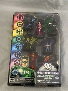 DC HeroClix Blackest Night 7 Figure Starter Set New WizKids 2010 Green Lantern - Picture 1 of 17