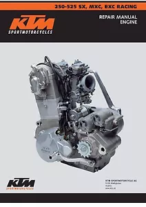 KTM Engine Service Workshop Shop Repair Manual Book 2003 525 EXC - Picture 1 of 12
