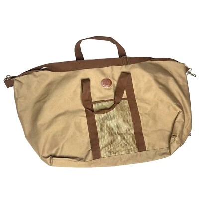 Bolsa de viagem Ralph Lauren Safari grande dobrável enorme bolsa tote cáqui - Imagem 1 de 4