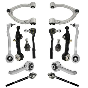 Front Control Arm Ball Joint Tie Rod Sway Bar Link 14Pcs for Benz W220 S350 S55 - Picture 1 of 6