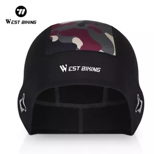 WEST BIKING Cycling Skull Beanie Cap Thin Breathable Inner Helmet Liner Hat Cap - Picture 1 of 12