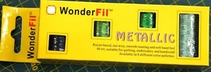 4 Spools 150m GREEN WonderFil Metallic Embroidery, Quilting, HandiCraft Thread - Bild 1 von 1