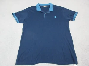 Roberto Cavalli Polo Shirt Mens Extra Large Blue Preppy Casual Embroidered Logo - Picture 1 of 12