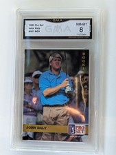 John Daly 1992 Pro Set #187 Rookie Of The Year GMA 8
