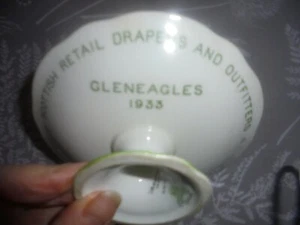 Rare Gleneagles 1933 Scottish Retail Vintage Aynsley Bluebell Time Comport - Picture 1 of 7