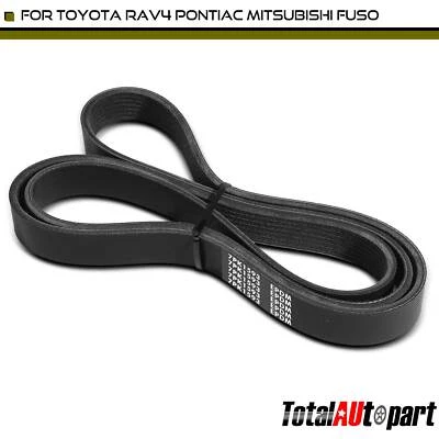 Serpentine Belt for Toyota RAV4 Pontiac Mitsubishi Fuso Canter FE125 62.76 in - Image 1 of 4