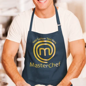 Delantal de Bolsillo Personalizado Calidad Premium Día del Padre MasterChef Logo - Imagen 1 de 4
