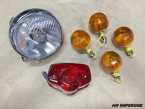 Honda CB100 CB125 SL100 XL100 SL125 Headlight & Taillight & Turn Signal/Metal - Picture 1 of 9