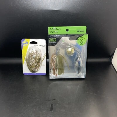 Plantilla Googan Squad Zinger Spinnerbait 3/8 OZ Bluegill & KALIN'S FLIPPI STALKER Foto 1 de 4